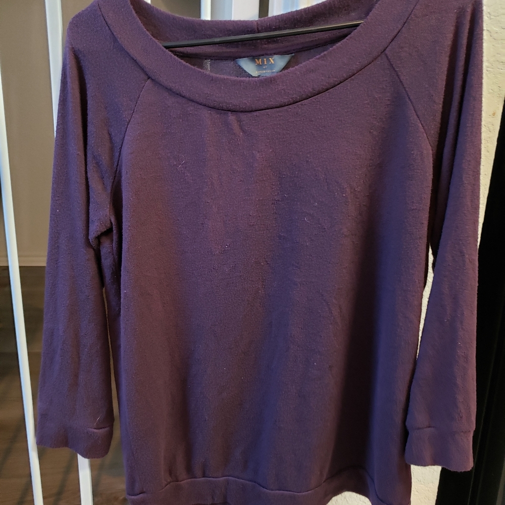 Purple sweater